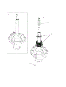 Transmission parts for Crosley Laundry Center CLCE500FW1 from AppliancePartsPros.com