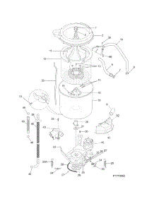 Motor / Tub parts for Crosley Laundry Center CLCE500FW4 from AppliancePartsPros.com