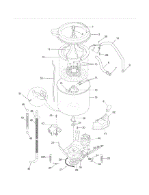 Motor / Tub parts for Crosley Laundry Center CLCG500FW3 from AppliancePartsPros.com