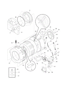 Motor / Tub parts for Crosley Laundry Center CLCG900FW2 from AppliancePartsPros.com