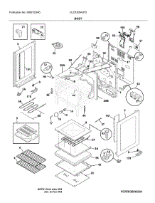 Body parts for Frigidaire Electric Range CLEH3054UFD from AppliancePartsPros.com