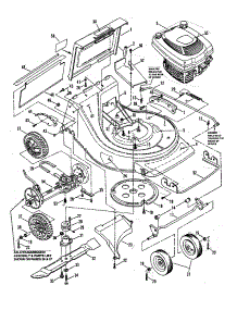 Deck / Engine parts for Snapper Gas Walk-Behind Mower CLP21650RV from AppliancePartsPros.com