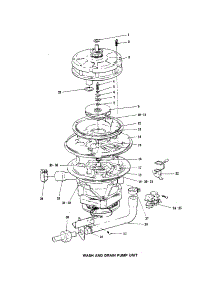 Wash And Drain Pump Unit parts for Insinkerator Dishwasher CLP400-2 from AppliancePartsPros.com
