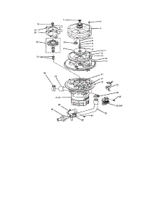 Wash And Disposer / Drain Pump parts for Insinkerator Dishwasher CLP400-3 from AppliancePartsPros.com