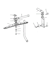 Upper Wash / Rinse Unit parts for Insinkerator Dishwasher CLP400-3 from AppliancePartsPros.com