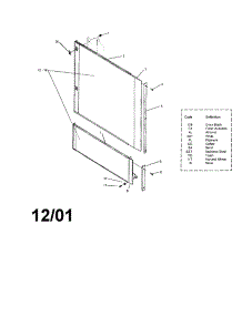 Front Panel parts for Insinkerator Dishwasher CLP400-5 from AppliancePartsPros.com