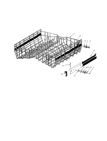 Upper Rack And Track Ii parts for Insinkerator Dishwasher CLSUP-2 from AppliancePartsPros.com