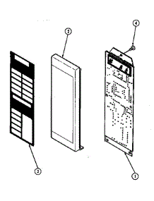 Control Panel parts for Crosley Countertop Microwave CM150E from AppliancePartsPros.com