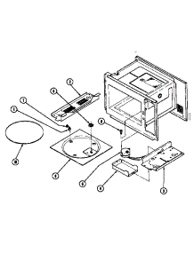 Turntable parts for Crosley Countertop Microwave CM150E from AppliancePartsPros.com