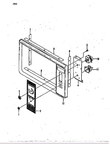 Control Panel (Cm52) (Cm52) parts for Crosley Countertop Microwave CM156P from AppliancePartsPros.com