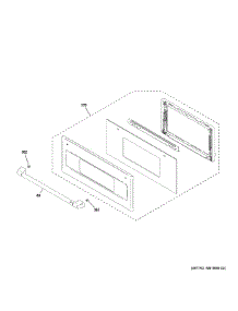 Door parts for Ge Countertop Microwave CMB903M2N1S5 from AppliancePartsPros.com