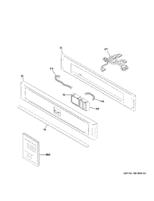 Control Panel parts for Ge Countertop Microwave CMB903P2N1S1 from AppliancePartsPros.com