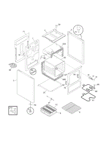 Bodu parts for Universal Multiflex (Frigidaire) Electric Range CMEF212ES6 from AppliancePartsPros.com