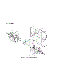 Auger Housing parts for Craftsman Gas Snowblower CMGSB24208 from AppliancePartsPros.com