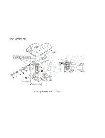 Chute Gearbox Assy parts for Craftsman Gas Snowblower CMGSB24208 from AppliancePartsPros.com