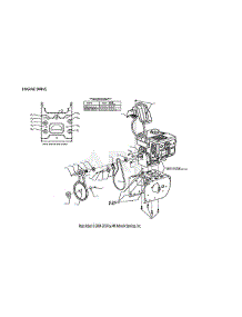 Engine Drive parts for Craftsman Gas Snowblower CMGSB24208 from AppliancePartsPros.com