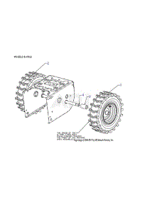 Wheels & Axle parts for Craftsman Gas Snowblower CMGSB24208 from AppliancePartsPros.com
