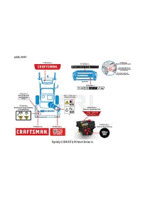 Label Map parts for Craftsman Gas Snowblower CMGSB24208 from AppliancePartsPros.com