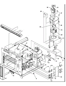 Control & Blower / Triac Assemblies parts for Amana Microwave CMM2230CS-P1194123M from AppliancePartsPros.com