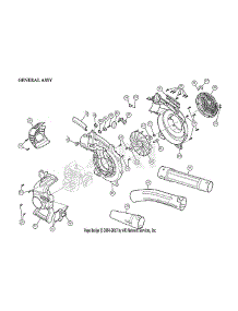 General Assy parts for Craftsman Electric Leaf Blower CMXGAAMR27BL from AppliancePartsPros.com