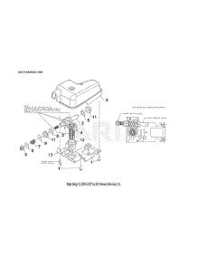 Chute Gearbox Assy parts for Craftsman Gas Snowblower CMXGBAM1054542 from AppliancePartsPros.com