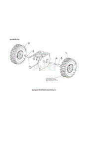 Wheels & Axle parts for Craftsman Gas Snowblower CMXGBAM1054542 from AppliancePartsPros.com