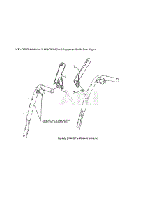 Engagement Handles Parts parts for Craftsman Gas Snowblower CMXGBAM1054543 from AppliancePartsPros.com