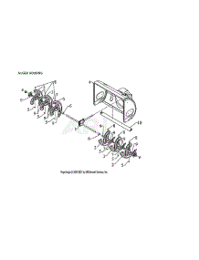 Auger Housing parts for Craftsman Gas Snowblower CMXGBAM1054544 from AppliancePartsPros.com