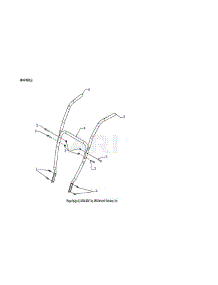 Handle parts for Craftsman Gas Snowblower CMXGBAM1054544 from AppliancePartsPros.com