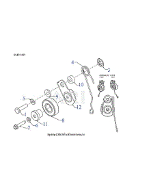 Idler Assy parts for Craftsman Gas Snowblower CMXGBAM1054544 from AppliancePartsPros.com