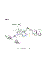 Impeller parts for Craftsman Gas Snowblower CMXGBAM1054544 from AppliancePartsPros.com