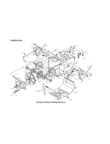 Transmission parts for Craftsman Gas Snowblower CMXGBAM1054544 from AppliancePartsPros.com