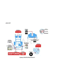 Label Map parts for Craftsman Gas Snowblower CMXGBAM1054544 from AppliancePartsPros.com
