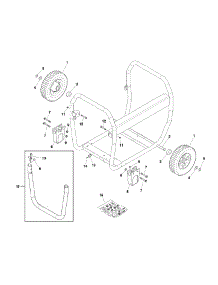 Wheel Kit parts for Craftsman Generator CMXGGAS030731 from AppliancePartsPros.com