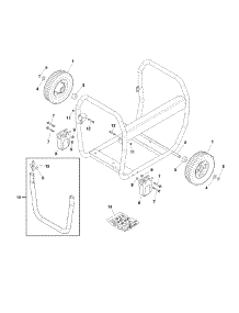 Wheel Kit parts for Craftsman Generator CMXGGAS030791 from AppliancePartsPros.com