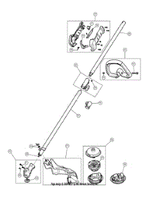 General Assembly parts for Craftsman Gas Line Trimmer CMXGTAMD27SC from AppliancePartsPros.com