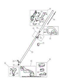 General Assembly parts for Craftsman Gas Line Trimmer CMXGTAMD29SS from AppliancePartsPros.com