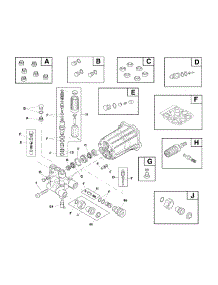 Pump parts for Craftsman Gas Pressure Washer CMXGWAS020736 from AppliancePartsPros.com