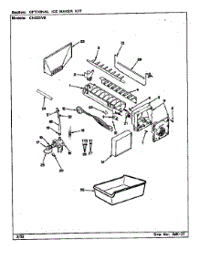 Optional Ice Maker Kit (Imkss1) parts for Crosley Side-By-Side Refrigerator CNS22V8/CR16A from AppliancePartsPros.com