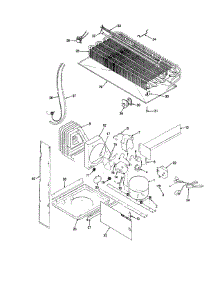 Unit Compartment & System parts for Crosley Top-Mount Refrigerator CNTI17V4A-AC35A from AppliancePartsPros.com