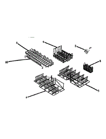 Baskets (Ip11) parts for Thermador Dishwasher CP10 from AppliancePartsPros.com