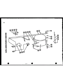 Machine Compartment Parts (C11f) (C15f) (Cp15) (C19f) (C23f) (C28f) parts for Amana Chest Freezer CP15 from AppliancePartsPros.com