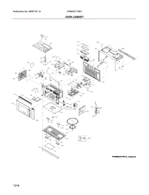 Oven,Cabinet parts for Frigidaire Microwave/Hood Combo CPBM3077RFC from AppliancePartsPros.com