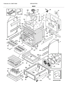 Body parts for Frigidaire Electric Range CPEH3077RFJ from AppliancePartsPros.com