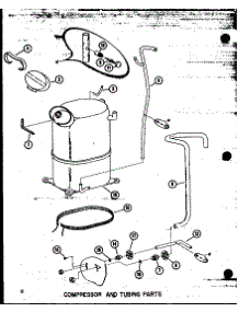 Compressor And Tubing Parts (Cr2.5-1 / P55200-8C) (Cr2-1 / P55200-54C) parts for Amana Central Air Conditioner CR2-1/P55200-54C from AppliancePartsPros.com