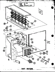 Duct Heaters (D55338-5 / P55338-5C) (D55338-10 / P55338-10C) (D55338-15 / P55338-15C) (D55338-20 / P55338-20C) parts for Amana Central Air Conditioner CR2.5-1/P55200-8C from AppliancePartsPros.com
