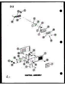 Control Assembly parts for Amana Countertop Microwave CRC-8-P75260-2M from AppliancePartsPros.com