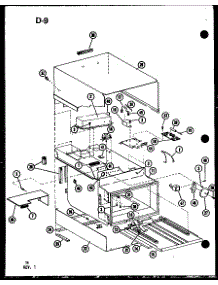 Cabinet Parts parts for Amana Countertop Microwave CRC-8-P75260-2M from AppliancePartsPros.com