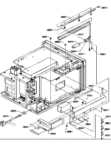 Light / Power Cord parts for Amana Microwave CRC510T2-P1304419M from AppliancePartsPros.com