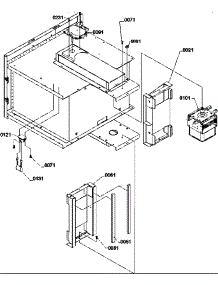 Magnetron / Stirrer Motor parts for Amana Microwave CRC510T2-P1304419M from AppliancePartsPros.com